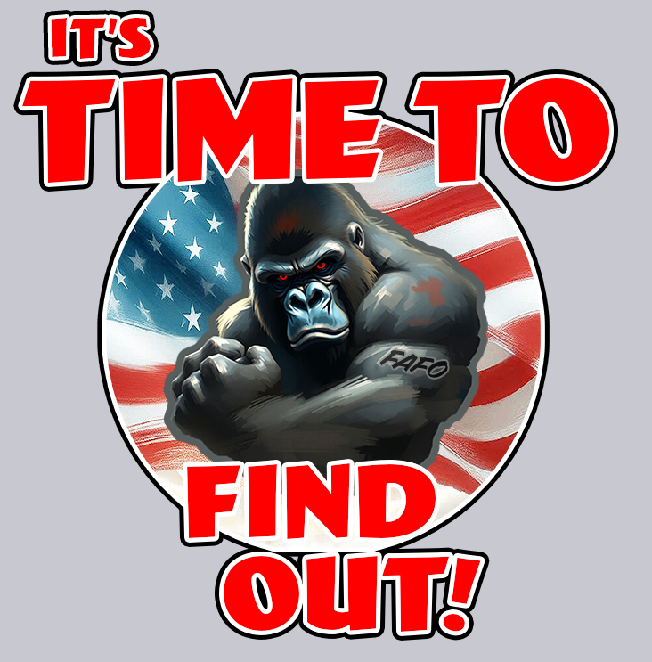 Time to Find Out! - FAFO - Silverback - Men’s Long Sleeve Shirt