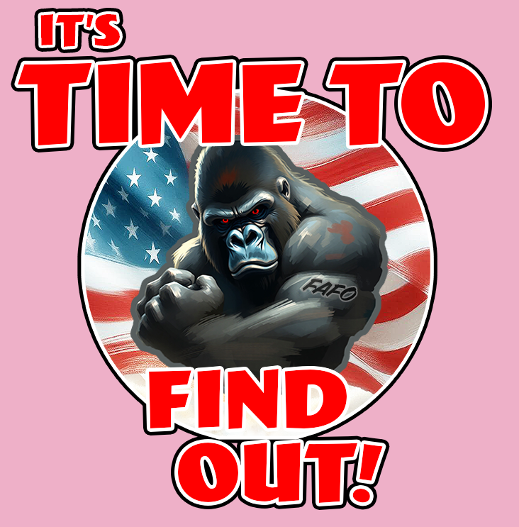 Time to Find Out! - FAFO - Silverback - Men’s Long Sleeve Shirt