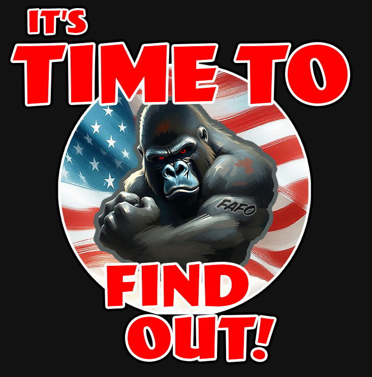 Time to Find Out! - FAFO - Silverback - Men’s Long Sleeve Shirt