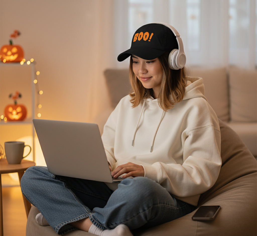 Boo! Dad Hat - Halloween Cap