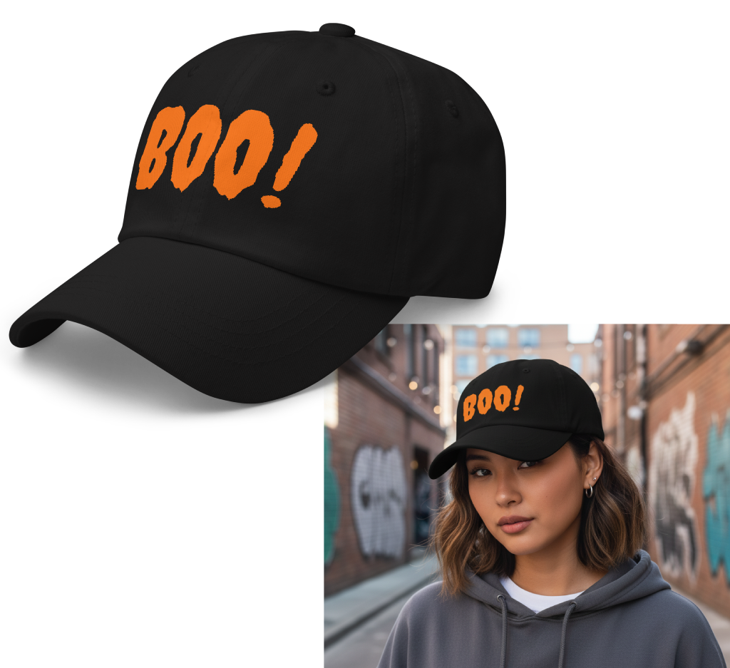 Boo! Dad Hat - Halloween Cap