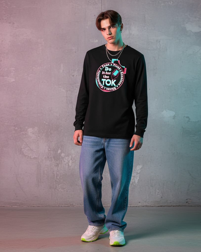 Do It For The Tok - Unisex Long Sleeve Tee