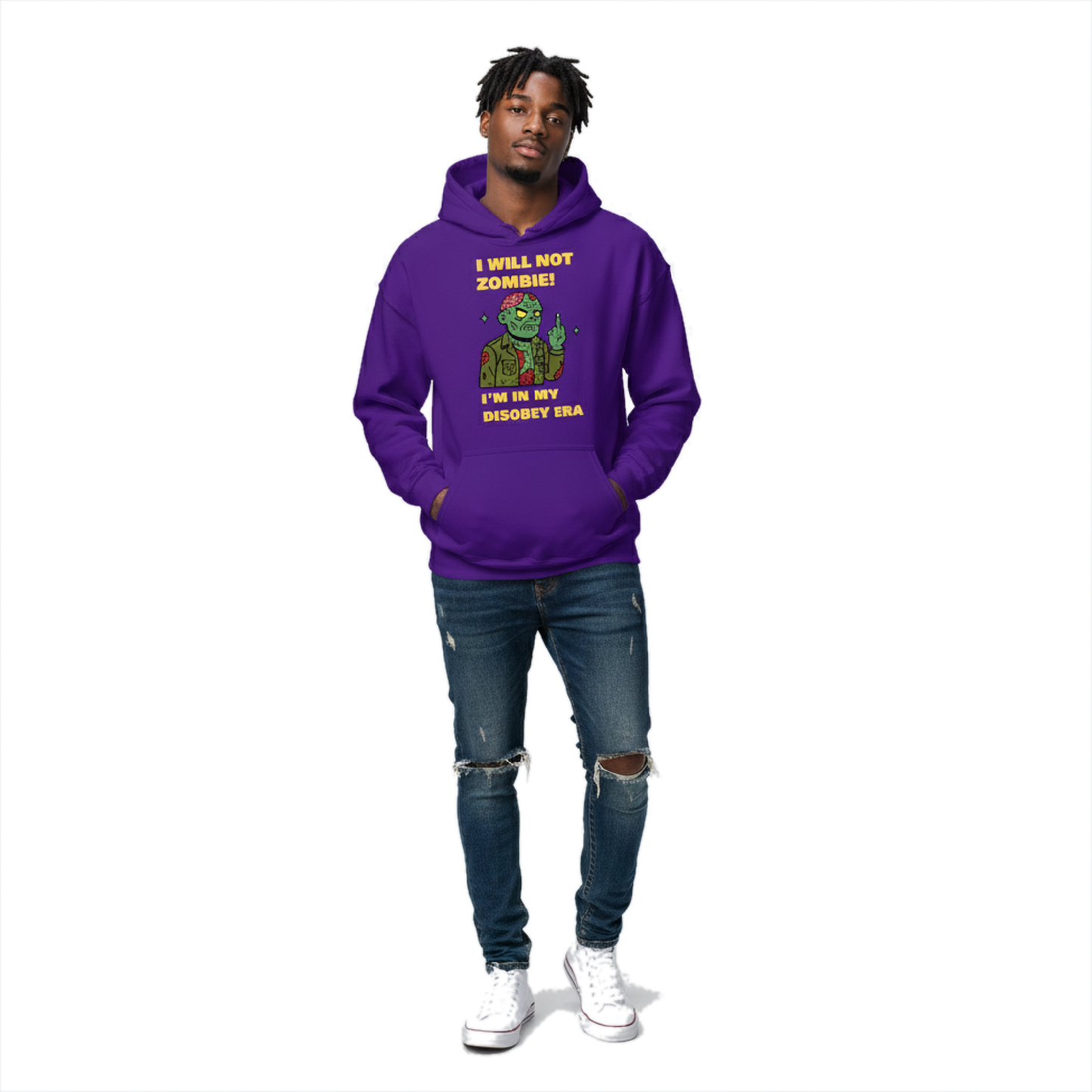 I Will Not Zombie - Halloween - Unisex Hoodie