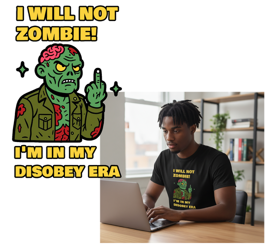 I Will Not Zombie - Halloween - Unisex t-shirt