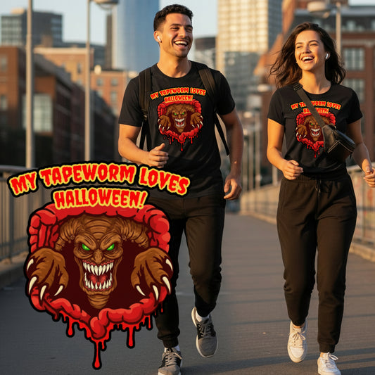 My Tapeworm Halloween - Unisex t-shirt