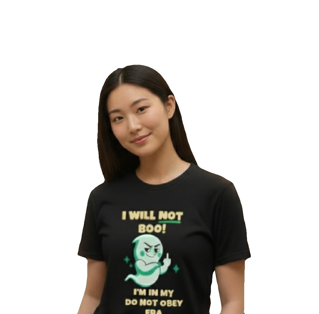 I Will Not Boo! - Halloween Ghost - Unisex t-shirt