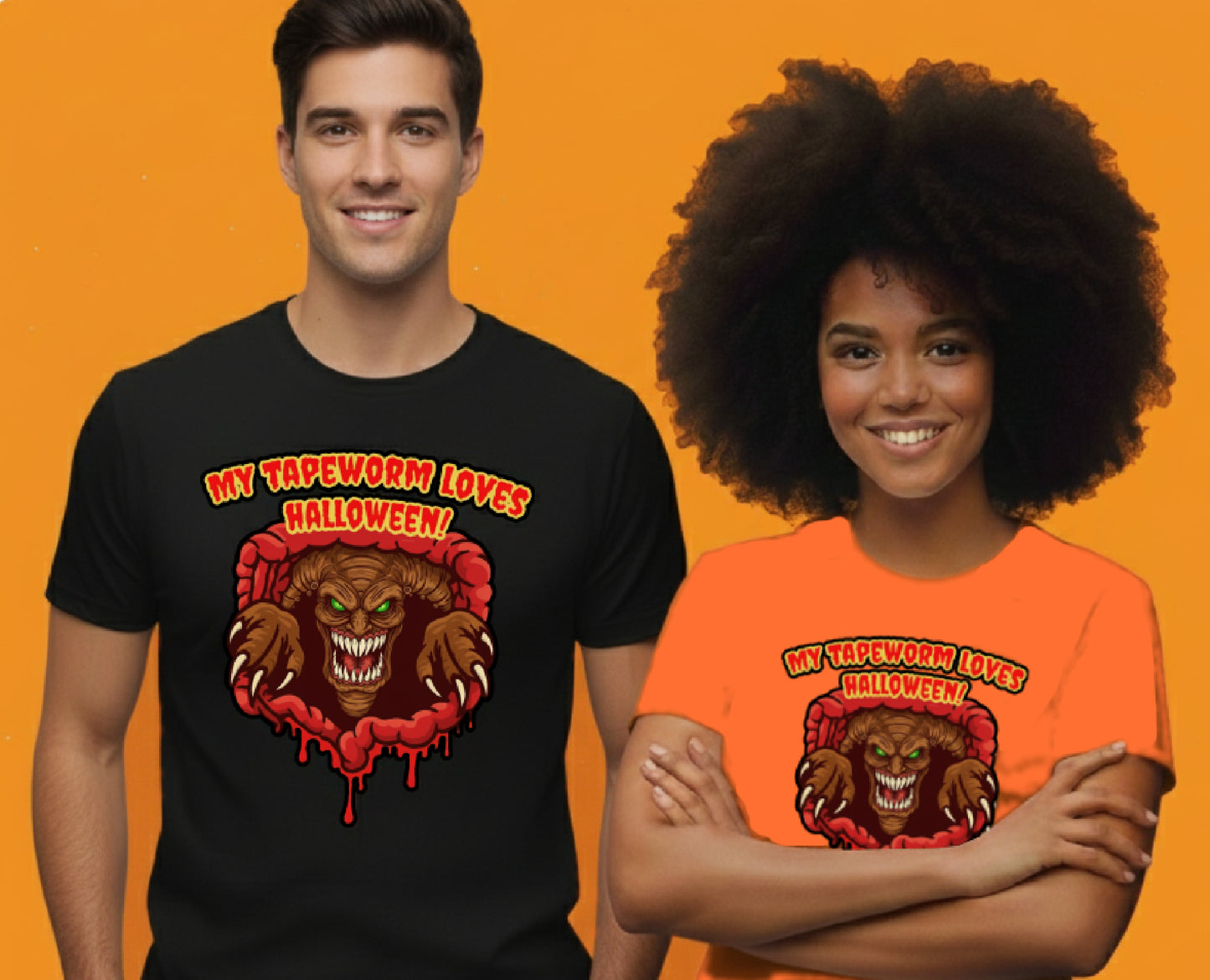 My Tapeworm Halloween - Unisex t-shirt