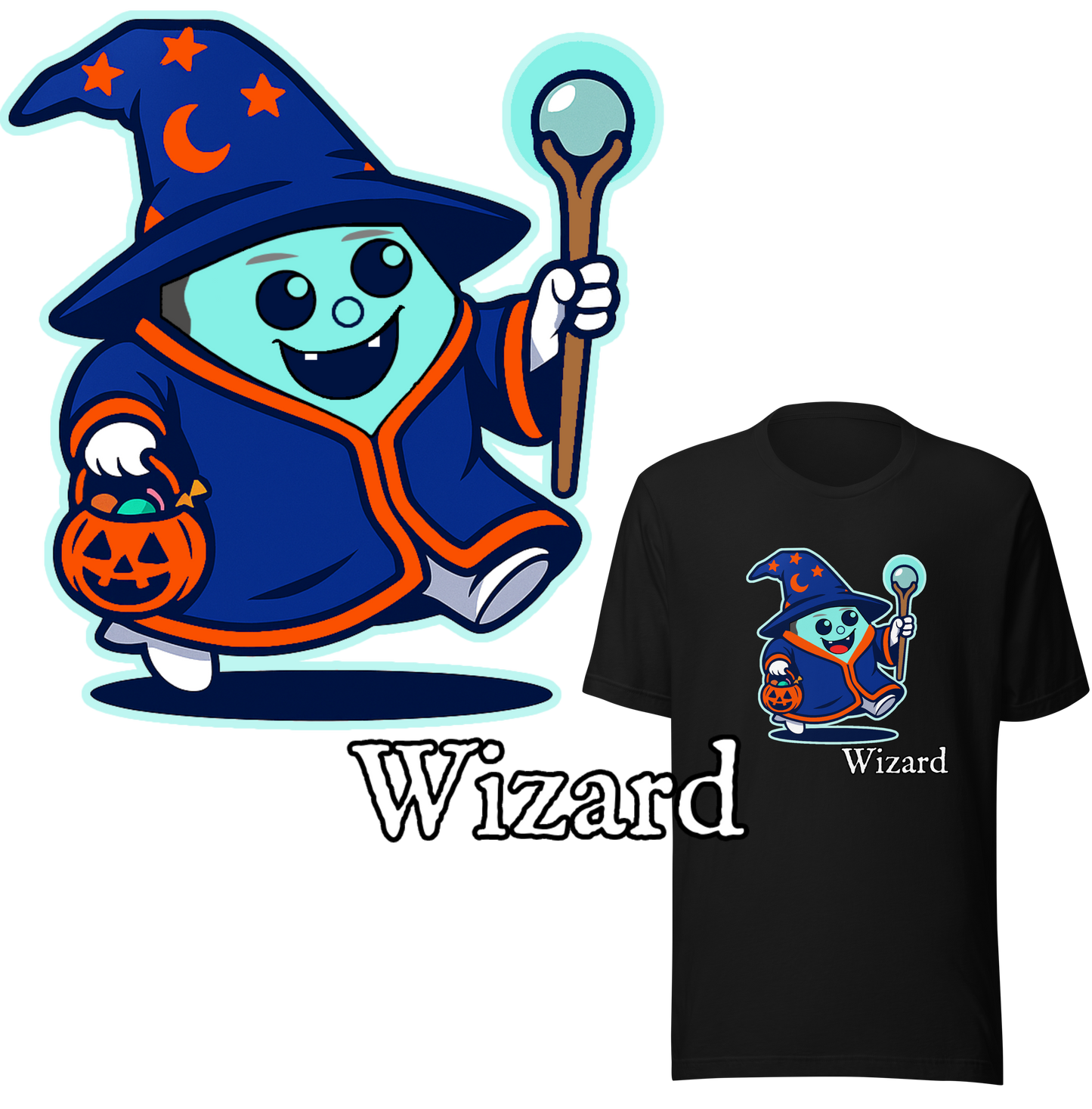 Wizard Halloween - Unisex t-shirt