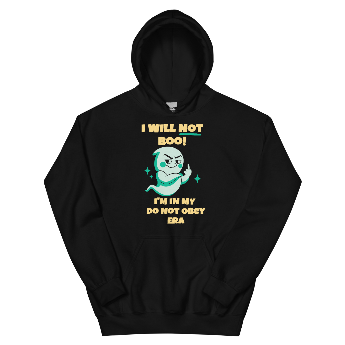 I Will Not Boo! - Halloween Ghost - Unisex Hoodie