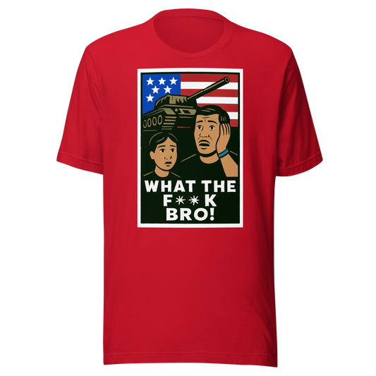 WTF Bro! - Tank Couple - Unisex T-shirt
